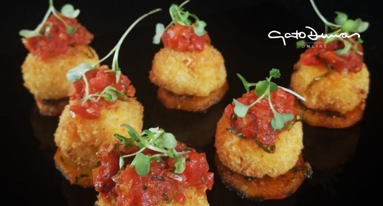 Croquetas de camarones y merluza