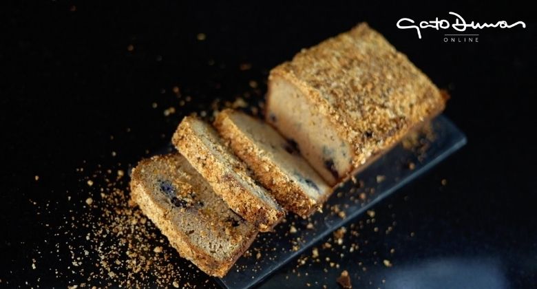 Cake streusel de manzana y ahuyama sin gluten